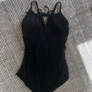 NWT Gap black maternity one piece swimsuit
